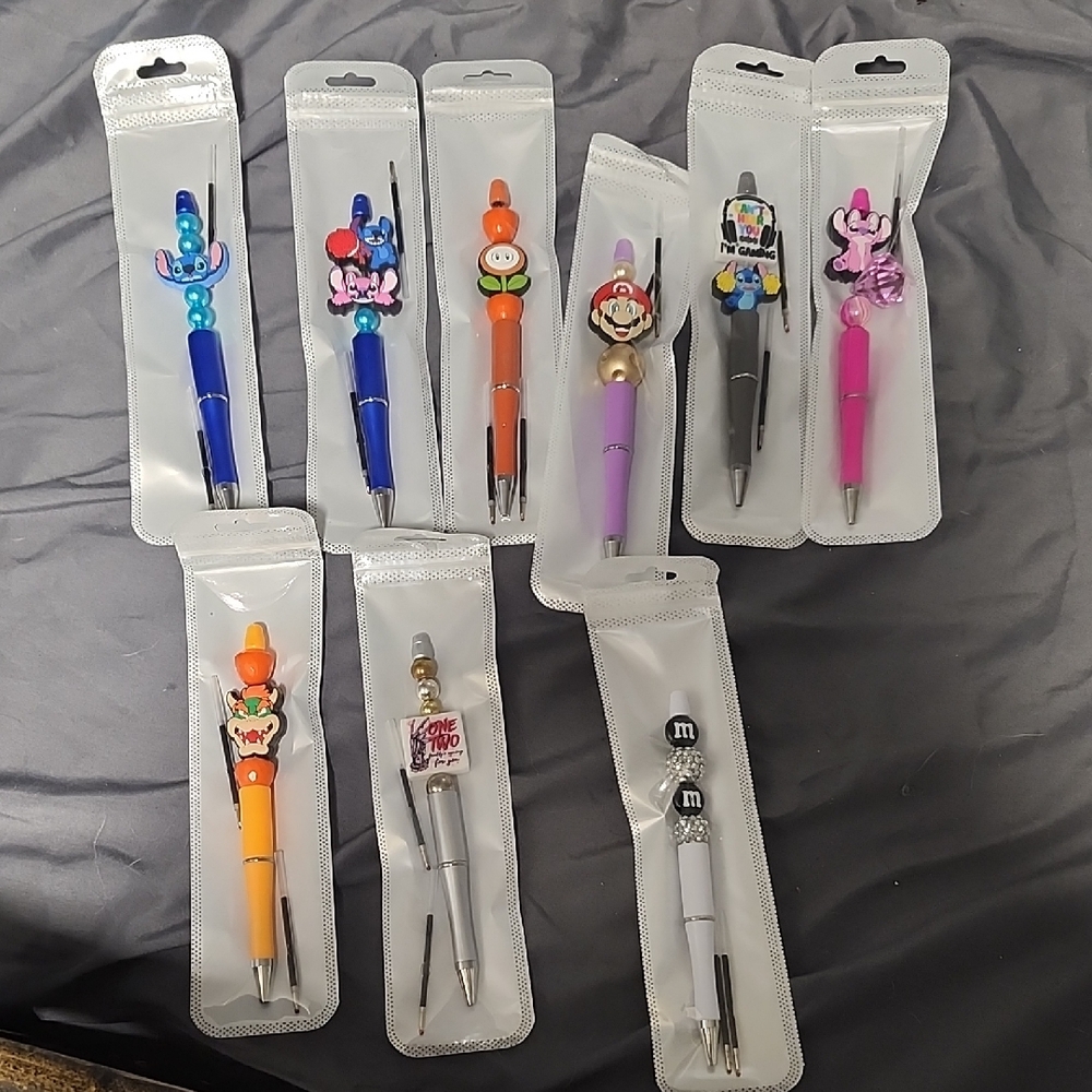 Handcrafted Character Pens